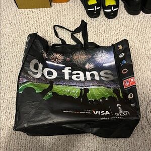 Black Go Fans Tote Bag
